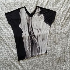 Marble Asymmetric Tunic